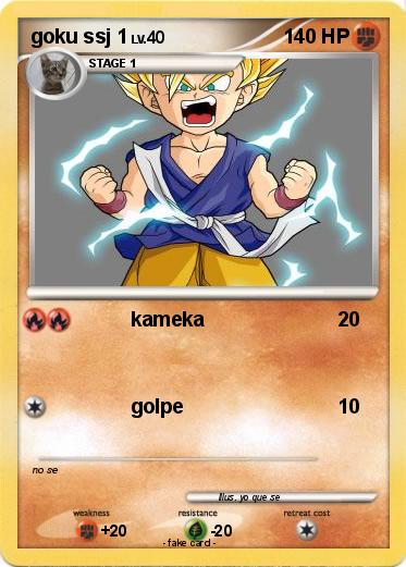 Pokemon goku ssj 1