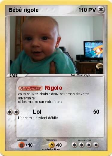 Pokemon Bébé rigole