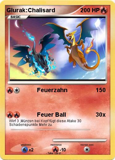 Pokemon Glurak:Chalisard