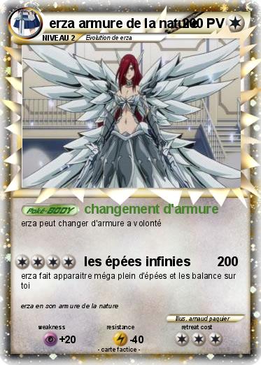 Pokemon erza armure de la nature