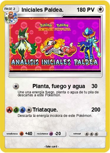 Pokemon Iniciales Paldea.