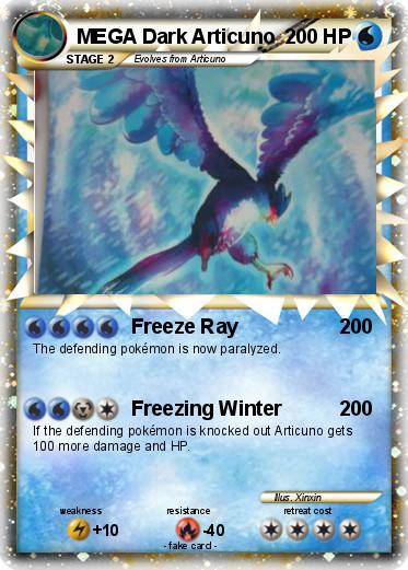 Pokemon MEGA Dark Articuno