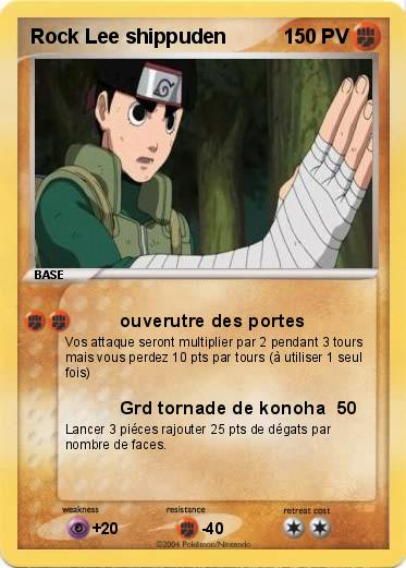 Pokemon Rock Lee shippuden