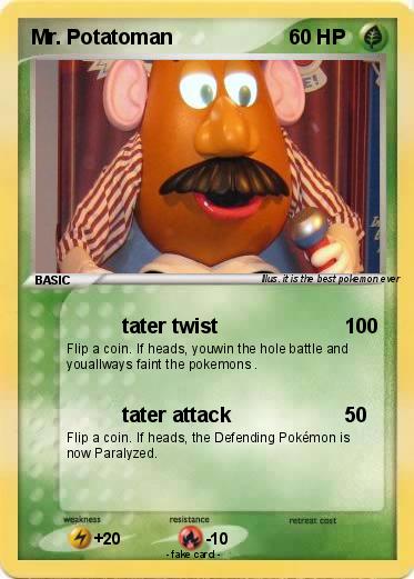 Pokemon Mr. Potatoman