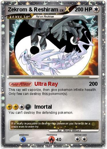 Pokemon Zekrom & Reshiram