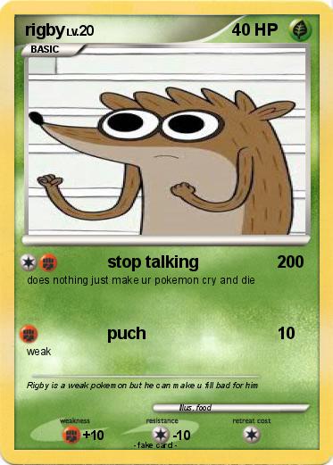 Pokemon rigby