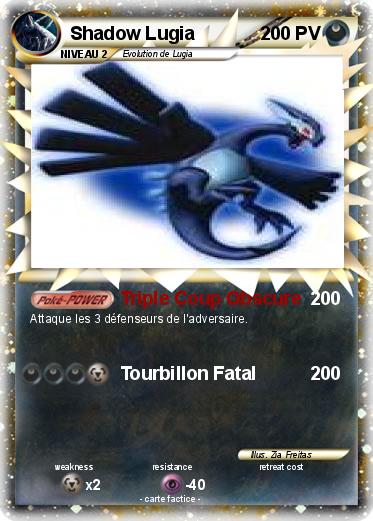 Pokemon Shadow Lugia
