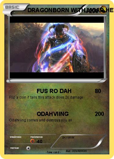 Pokemon DRAGONBORN WITH MOAR HELF
