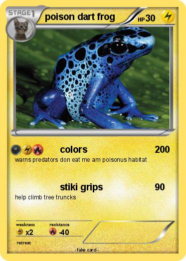 Pokemon poison dart frog
