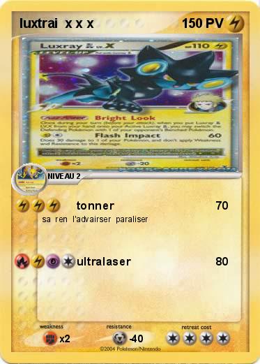 Pokemon luxtrai  x x x