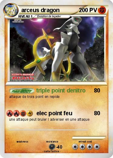 Pokemon arceus dragon