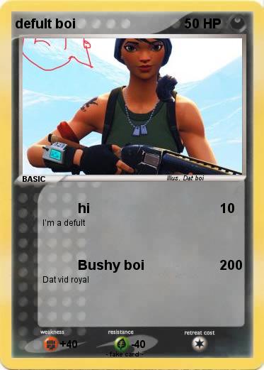 Pokemon defult boi