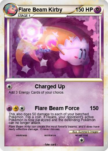 Pokemon Flare Beam Kirby