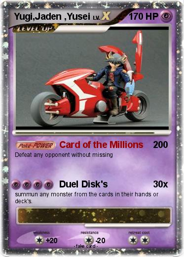 Pokemon Yugi,Jaden ,Yusei