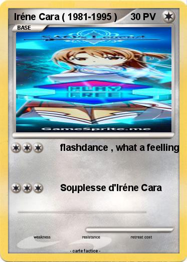 Pokemon Iréne Cara ( 1981-1995 )