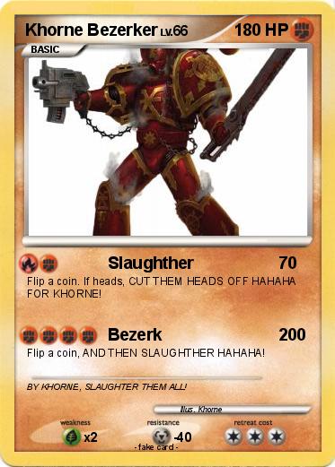 Pokemon Khorne Bezerker
