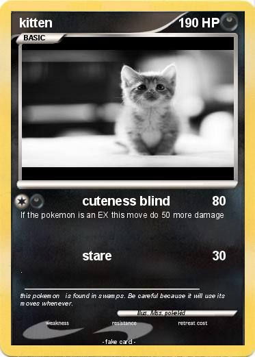 Pokemon kitten