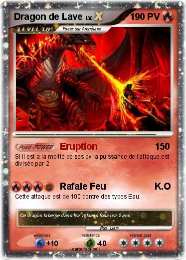 Pokemon Dragon de Lave