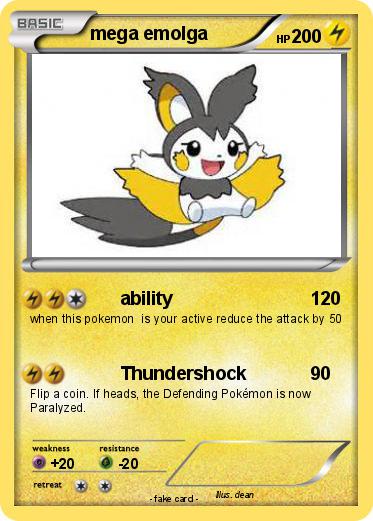 Pokemon mega emolga