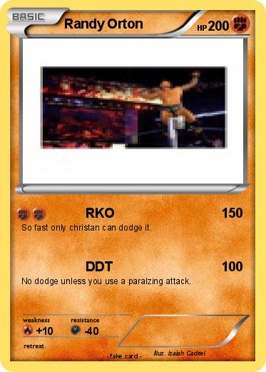 Pokemon Randy Orton