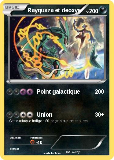 Pokemon Rayquaza et deoxys