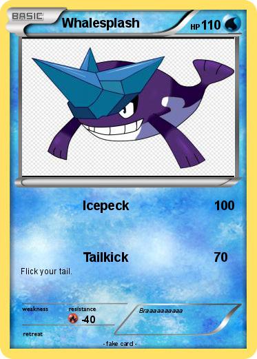 Pokemon Whalesplash
