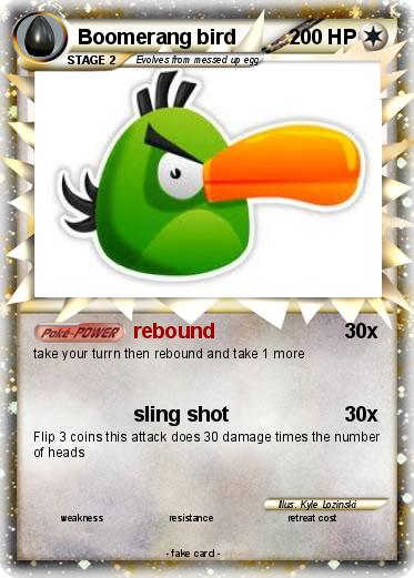 Pokemon Boomerang bird