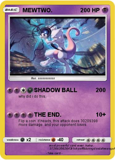 Pokemon MEWTWO.