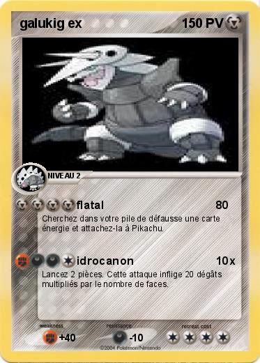 Pokemon galukig ex
