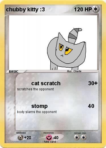 Pokemon chubby kitty :3