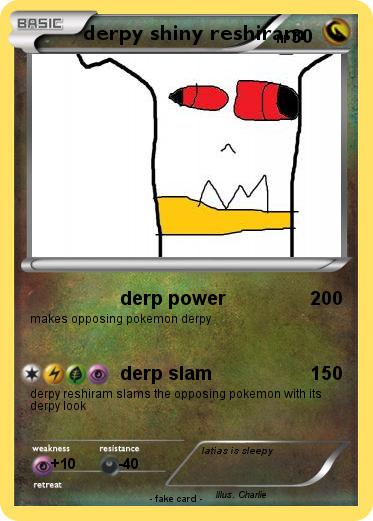 Pokemon derpy shiny reshiram