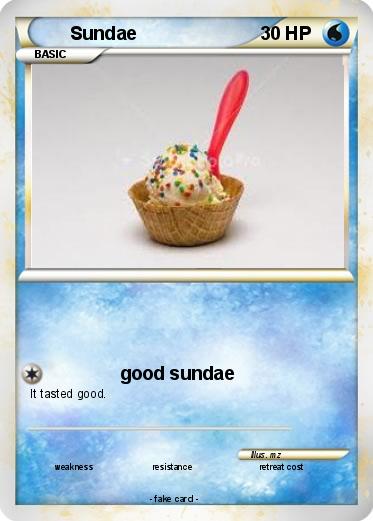 Pokemon Sundae