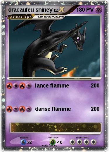 Pokemon dracaufeu shiney