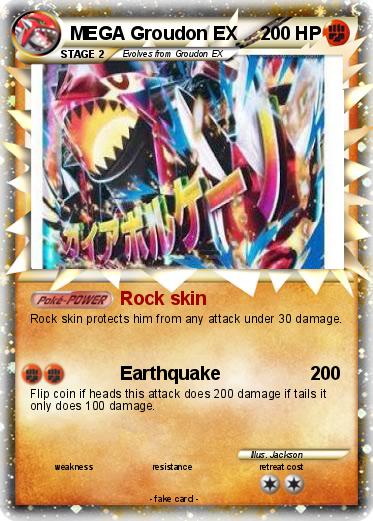 Pokemon MEGA Groudon EX