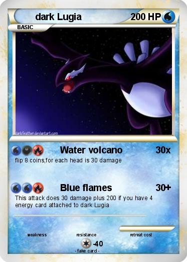 Pokemon dark Lugia