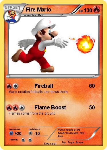 Pokemon Fire Mario