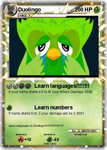 Pokemon Duolingo