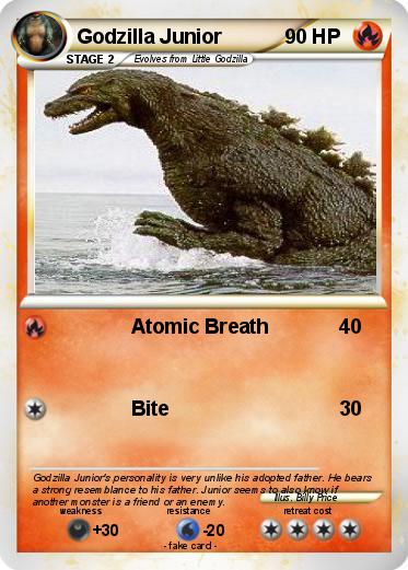 Pokemon Godzilla Junior