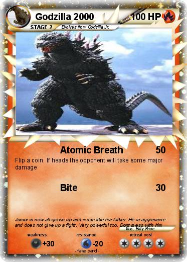Pokemon Godzilla 2000