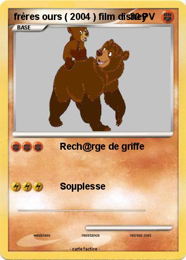 Pokemon frères ours ( 2004 ) film disney