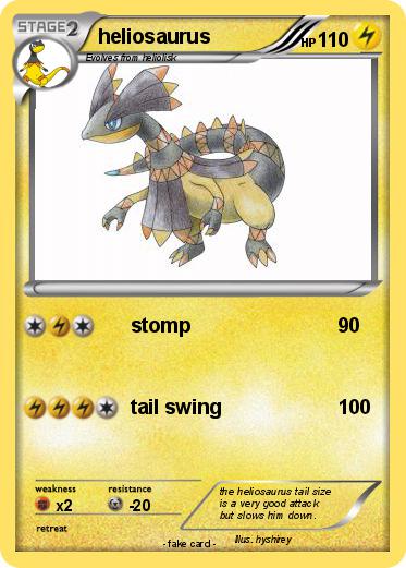 Pokemon heliosaurus