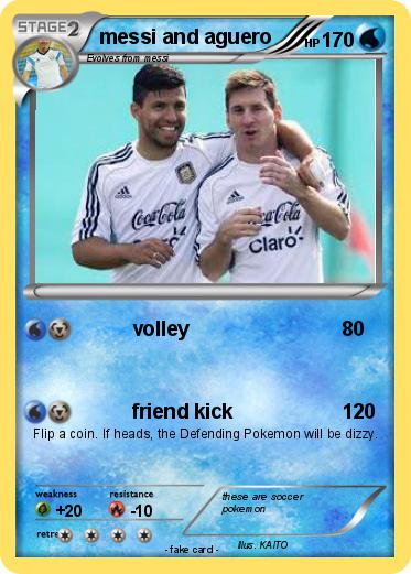 Pokemon messi and aguero