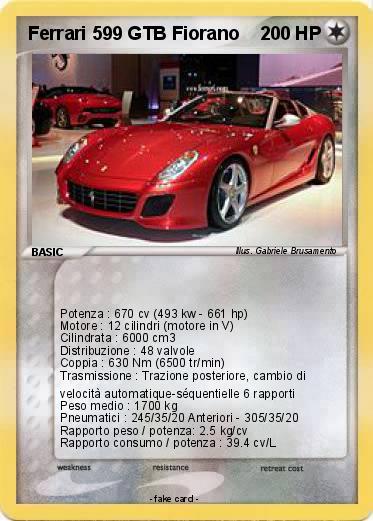 Pokemon Ferrari 599 GTB Fiorano