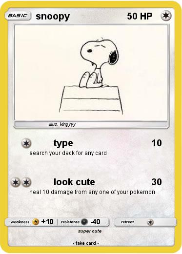 Pokemon snoopy