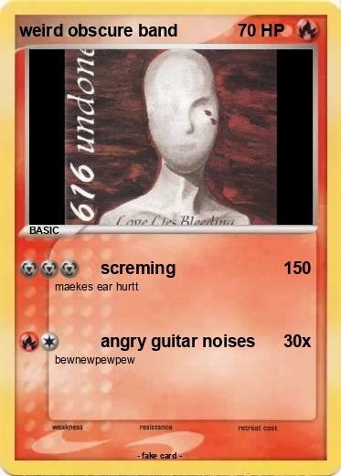 Pokemon weird obscure band