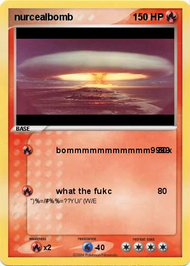 Pokemon nurcealbomb