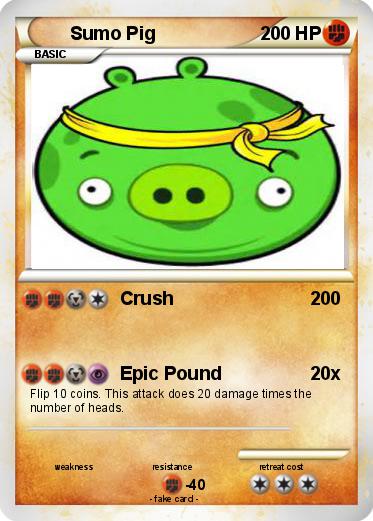 Pokemon Sumo Pig