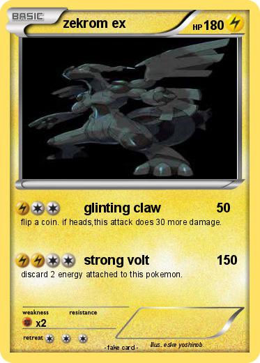Pokemon zekrom ex