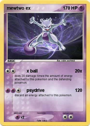 Pokemon mewtwo ex