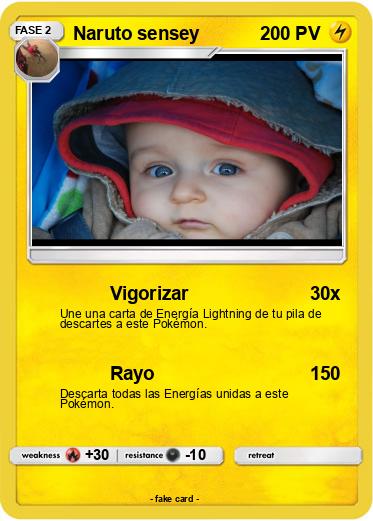 Pokemon Naruto sensey